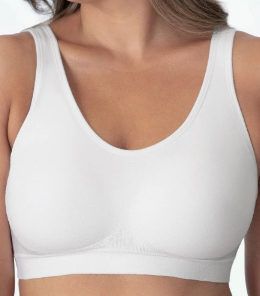 Plus-size S-3XL gocrisandy premium shapewear bra for women, featuring bright, sexy lingerie design and comfortable undergarment fit.