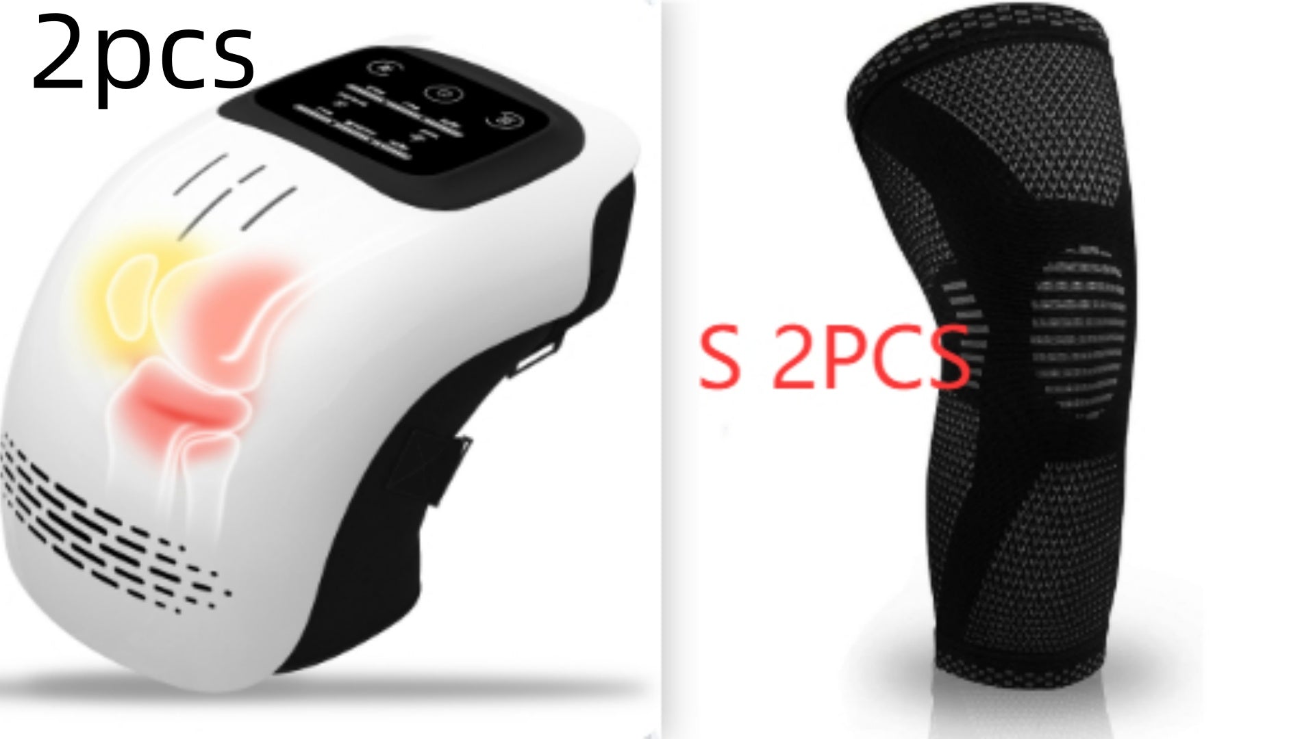 Gocrisandy intelligent electric knee massager with heating, infrared, laser, and vibration for home pain relief and relaxation.