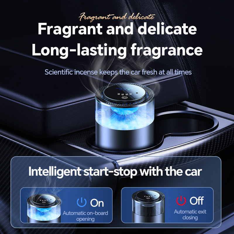 Car Aromatherapy Diffuser Cloud Mist Air Freshener Auto Decoration Natural Fragrance Auto Decoration Tool For RVs Trucks Sedans - GoCrisandy