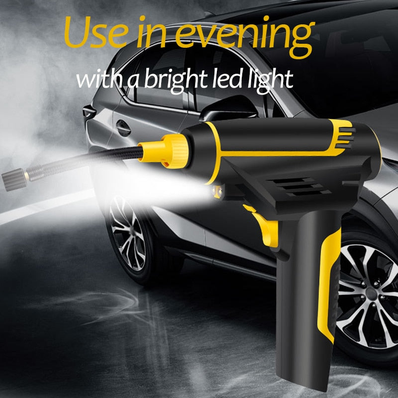 Automatic Portable Handheld Digital LED Smart Car Air Compressor - GoCrisandy