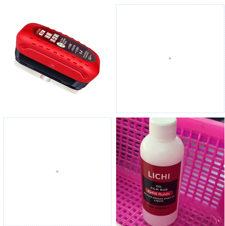 Automotive Oil Film Cleaning Brush Windshield Car Glass Sponge Cleaner Universal Removes Dirt Glass Cleaning Wipe Board Tool - GoCrisandy