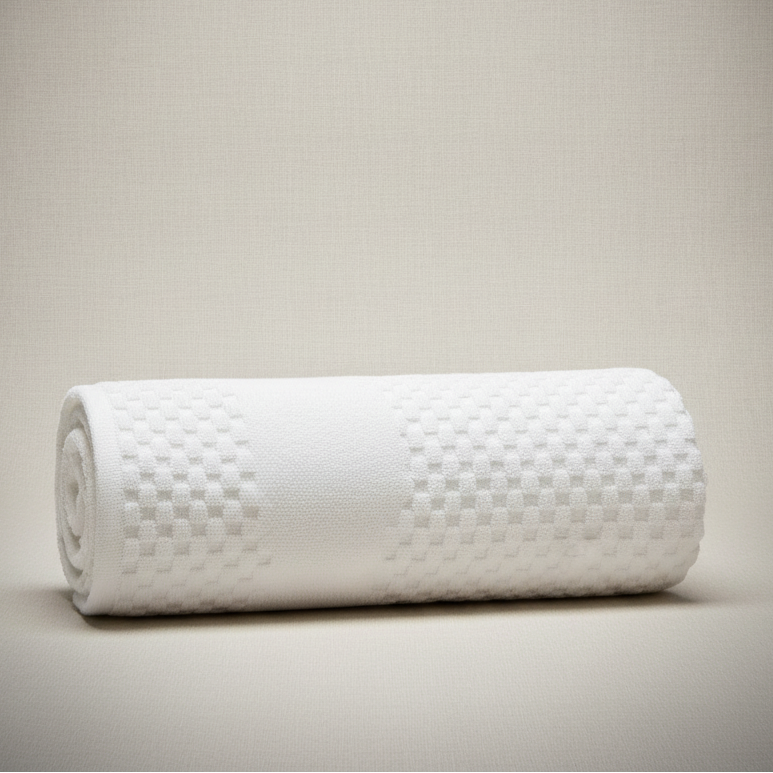 GTY Collection Zero Twist Premium Towels All over Checker Design