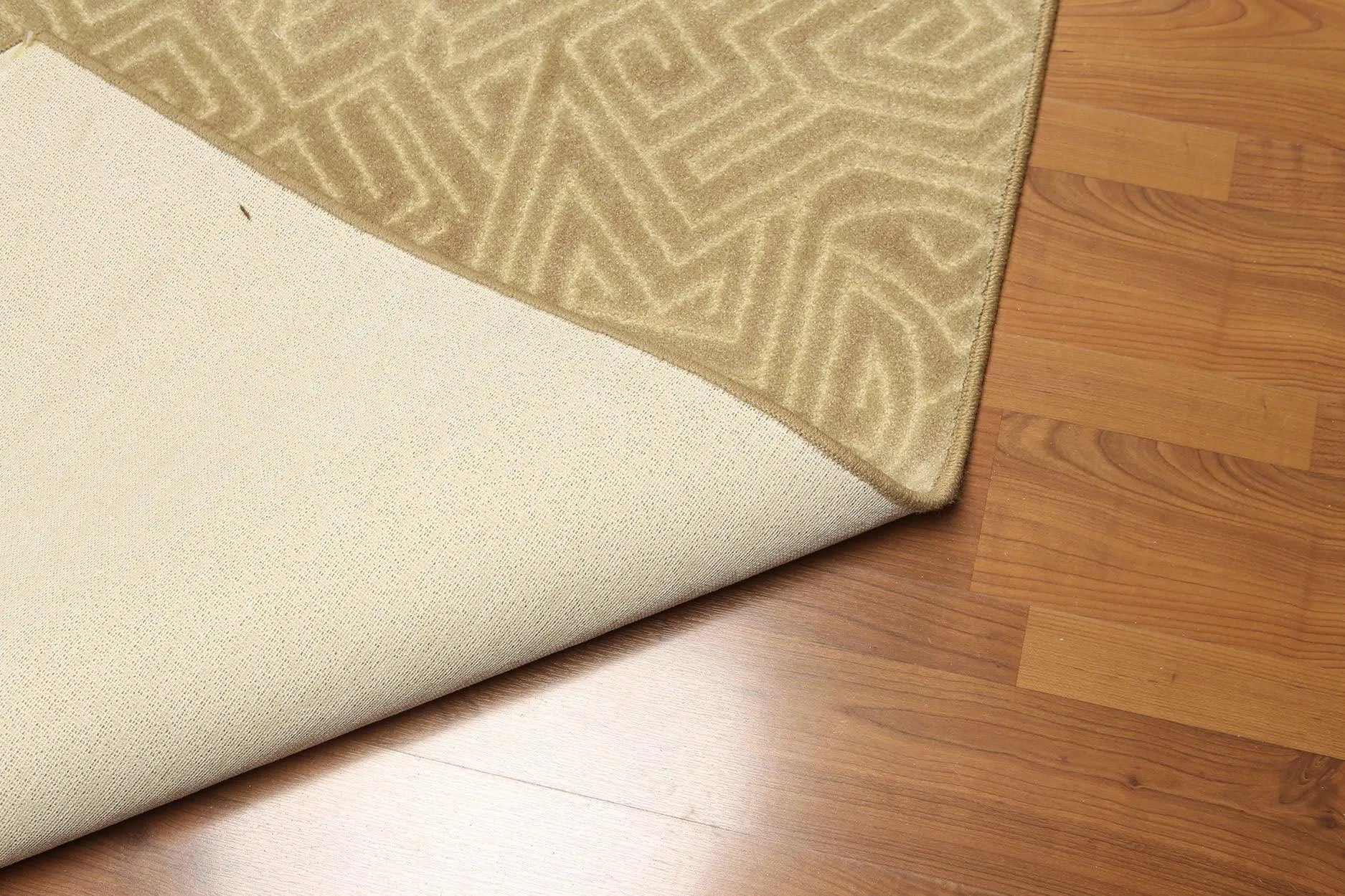 5'x7' Beige, Ivory, Multi Color Machine Made Polypropylene Indonesian High Density Hand Carved Effect Modern Oriental Rug