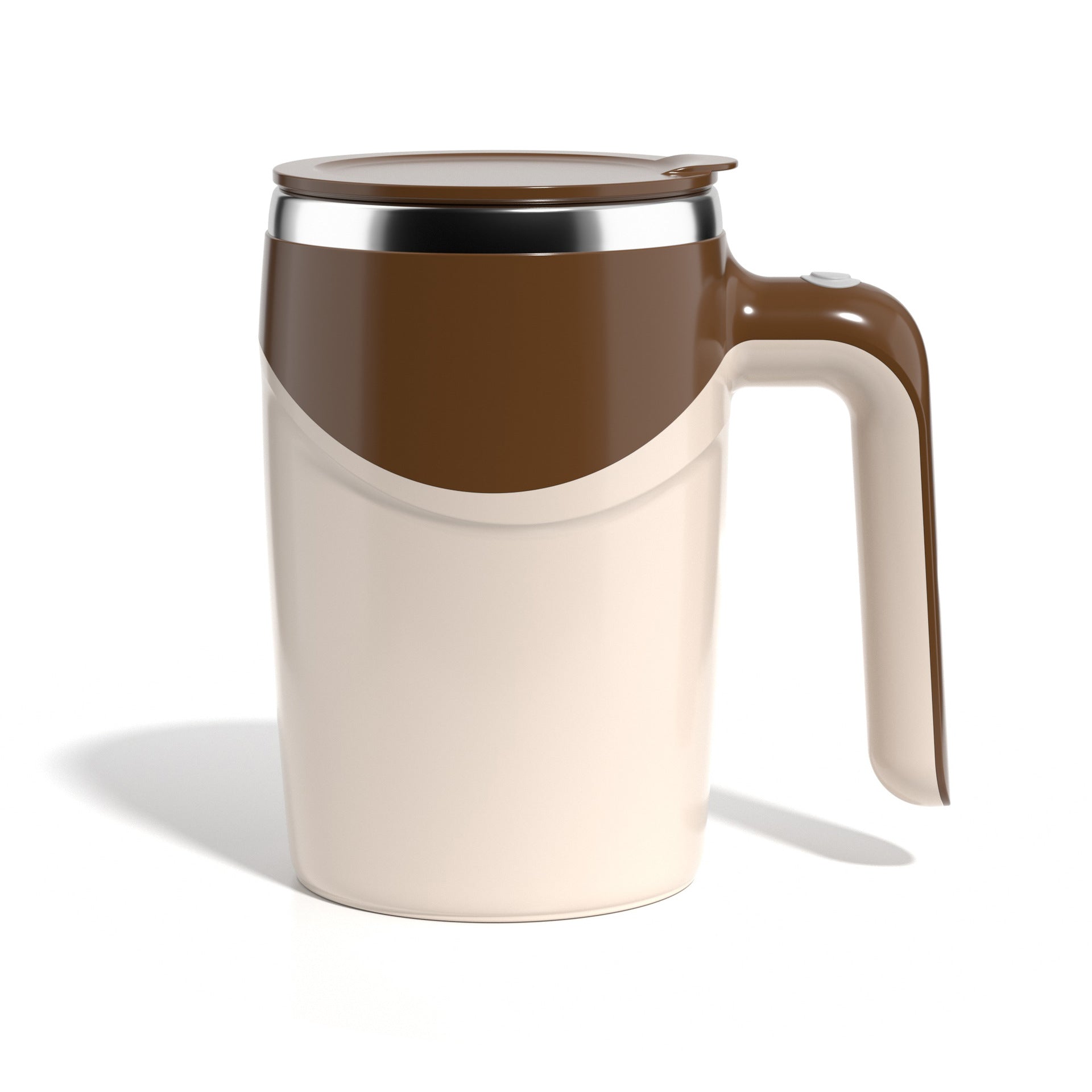 GoCrisaNd rechargeable automatic stirring coffee cup with magnetic water rotation, ideal for milkshakes and mixed drinks.