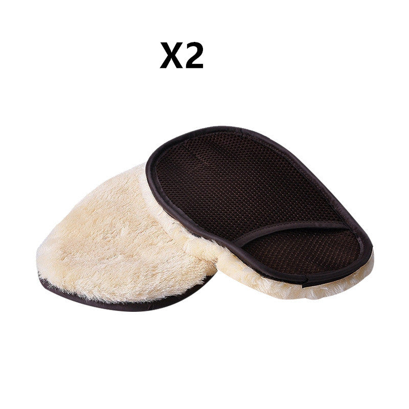 Car type soft hair car wash cleaning gloves car motorcycle car wash car care cleaning tools - GoCrisandy