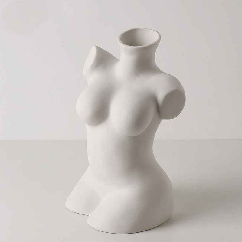 Ceramic Simple White Vase Nordic Home Decoration