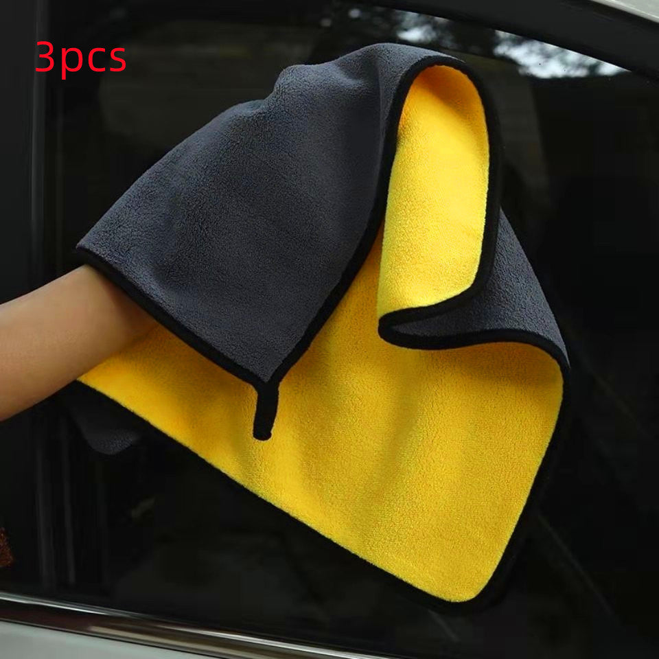 Two-color Couble-sided Car Dual-use Cleaning Car Wash Towel - GoCrisandy