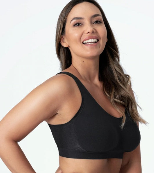 Plus-size gocrisandy premium shaper bra for women in sizes S-3XL, featuring bright, sexy lingerie and comfortable undergarment design.