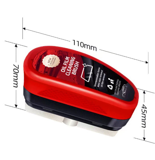 Automotive Oil Film Cleaning Brush Windshield Car Glass Sponge Cleaner Universal Removes Dirt Glass Cleaning Wipe Board Tool - GoCrisandy
