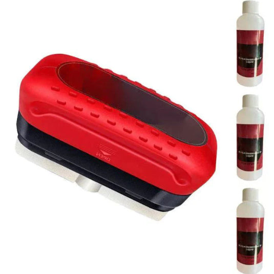Automotive Oil Film Cleaning Brush Windshield Car Glass Sponge Cleaner Universal Removes Dirt Glass Cleaning Wipe Board Tool - GoCrisandy