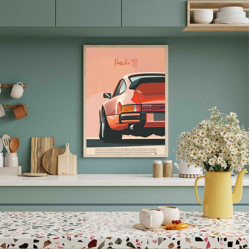 Affiche Porsche 911 | impression Porsche 911  | Impression voiture mythique